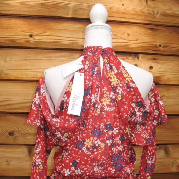 NWT Parker Floral Mini Dress - Picture 7 of 9